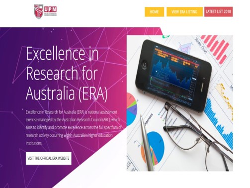 Platform Excellence in Research for Australia (ERA) Journal List