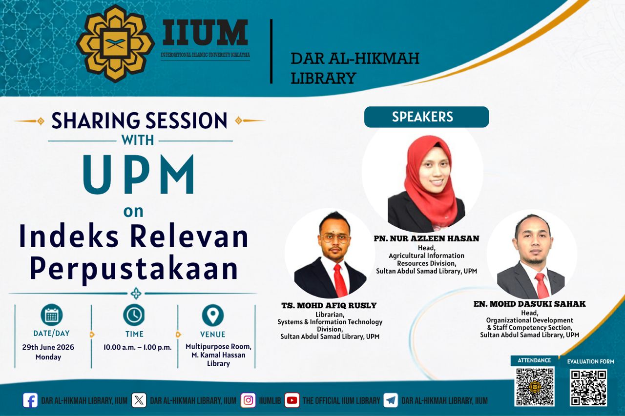 UPM Librarians Invited to Share Expertise on Library Relevance Index 